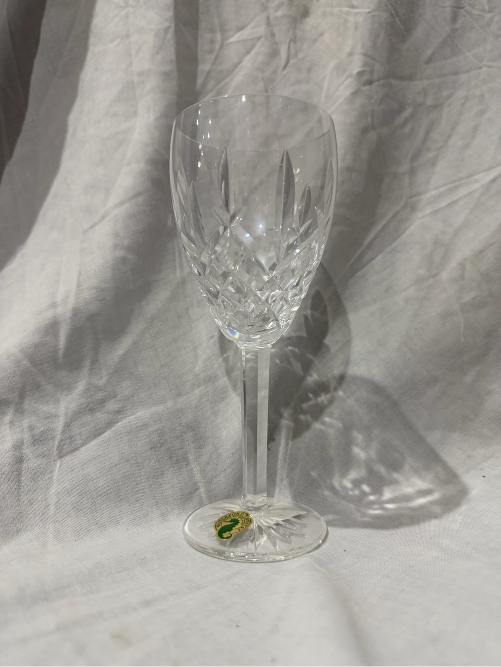 Waterford Clear Crystal Cut Wine Glass